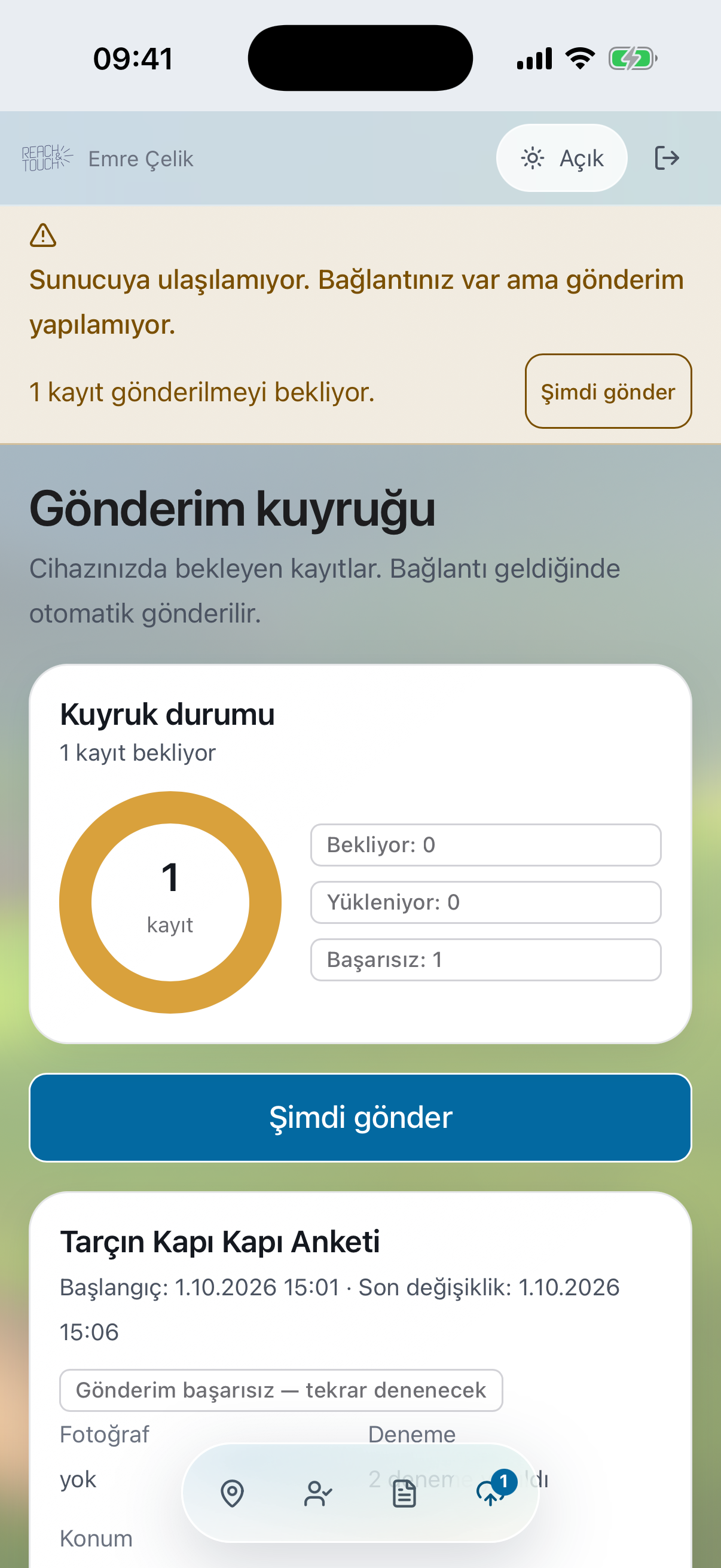 Gönderim kuyruğu — D2D